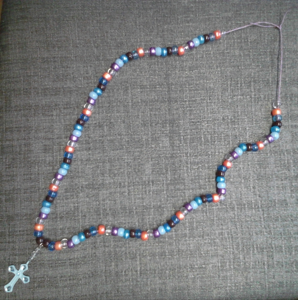 Living Water Handmade Cross Necklace